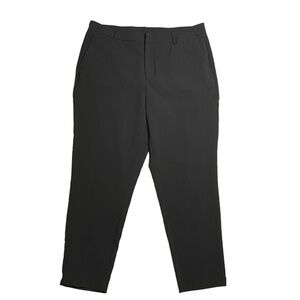 Lily Morgan Ankle Trouser Pants Black High Waist Skinny Ankle Dress Size 14